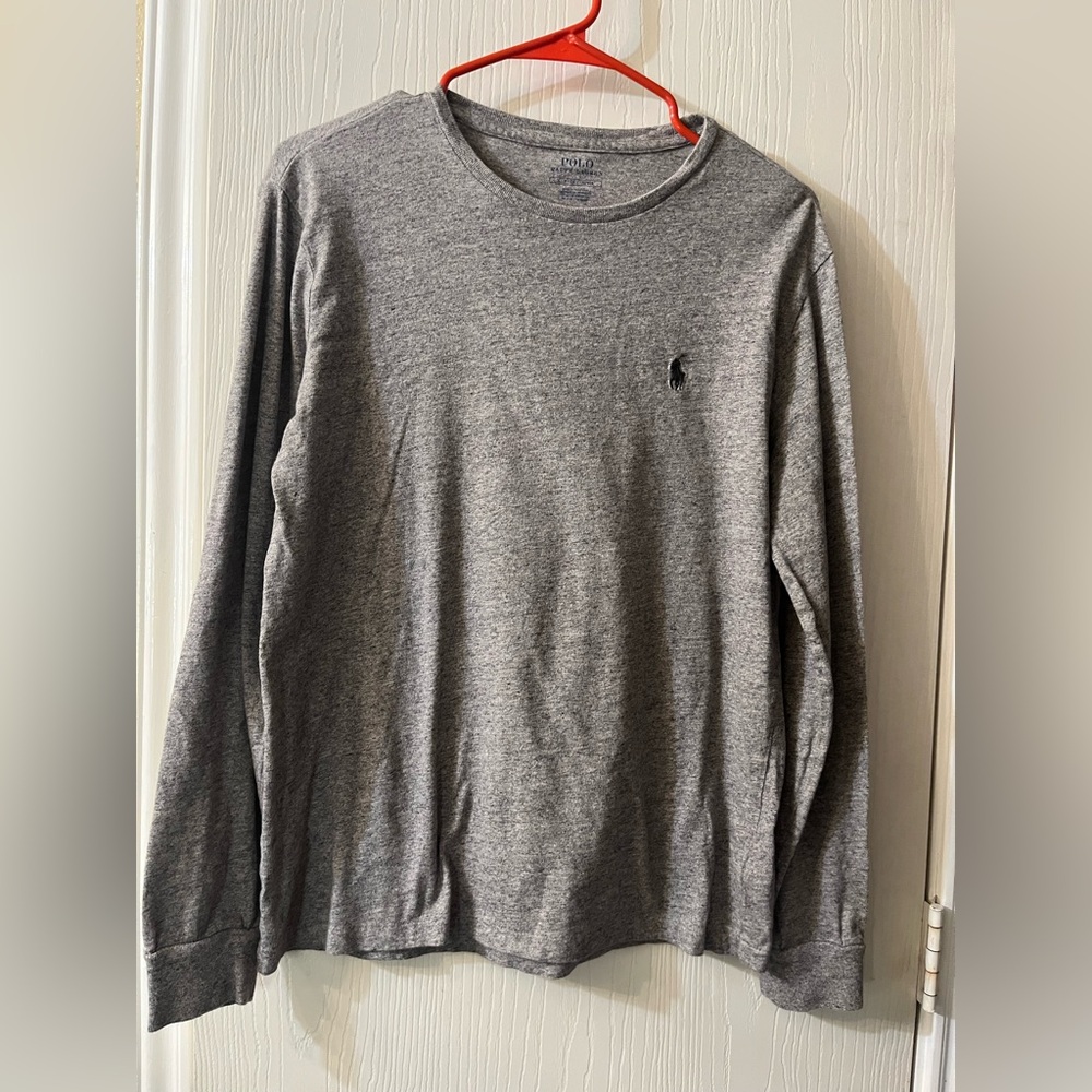 🛍️Polo by Ralph Lauren Small Gray Long Sleeve Tee